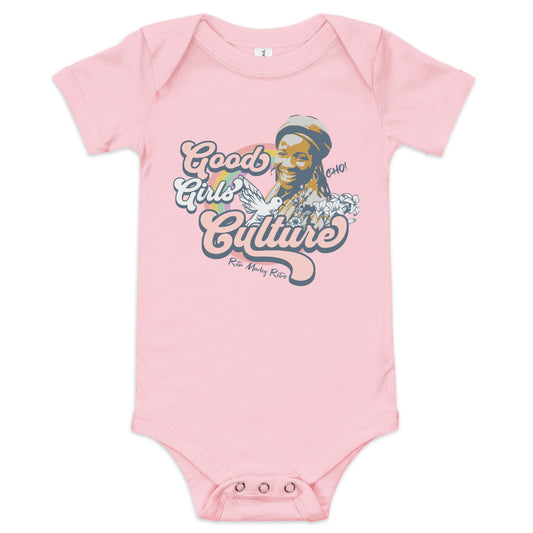 Rita Marley Retro Good Girls Culture infant short sleeve onesie