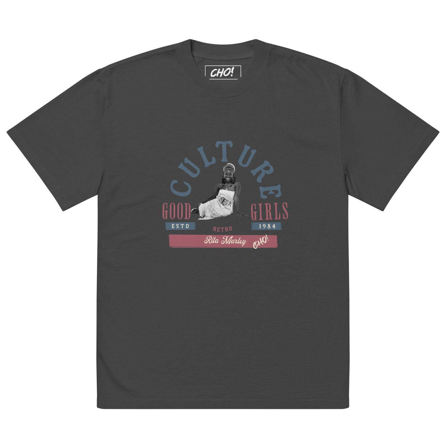 Rita Marley Retro Good Girls Culture 40th Anniversary oversized faded t-shirt