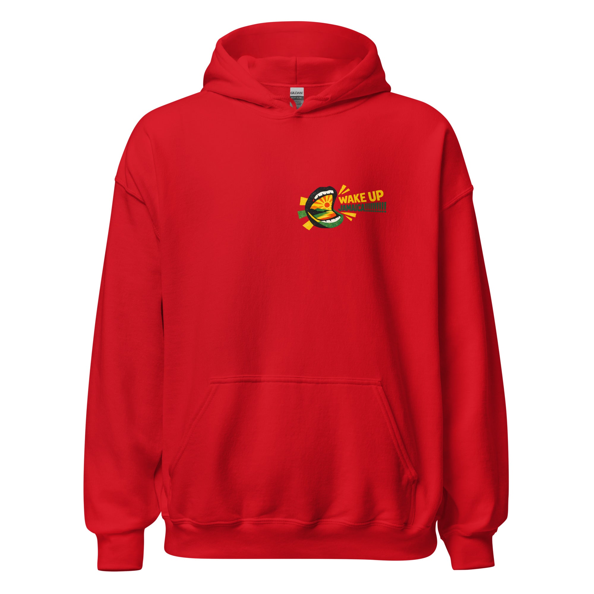 Wake Up Jamaica Hoodie | Unisex Cotton Blend | Jamaican Pride
