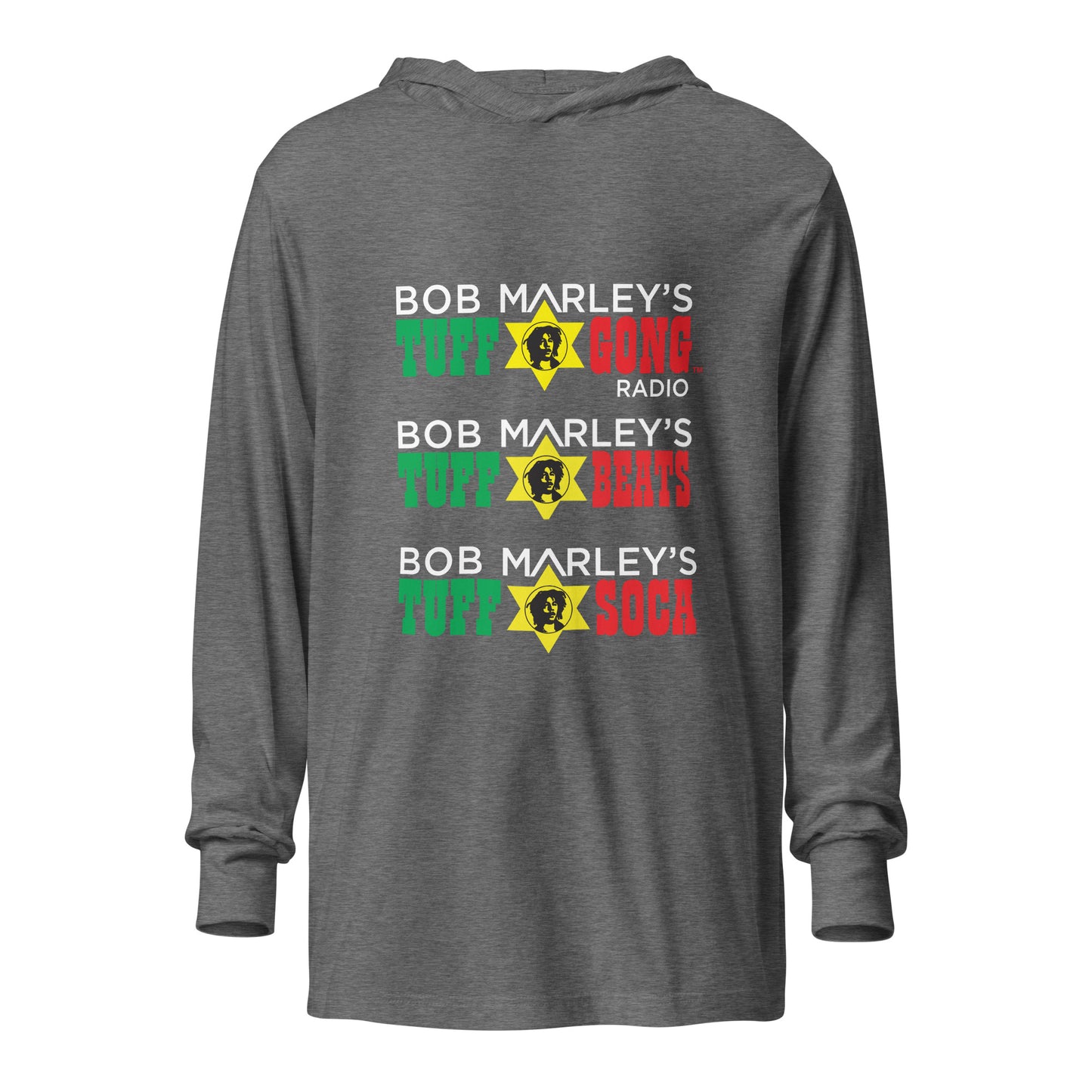 Bob Marley's Tuff Gong Radio hooded long-sleeve tee
