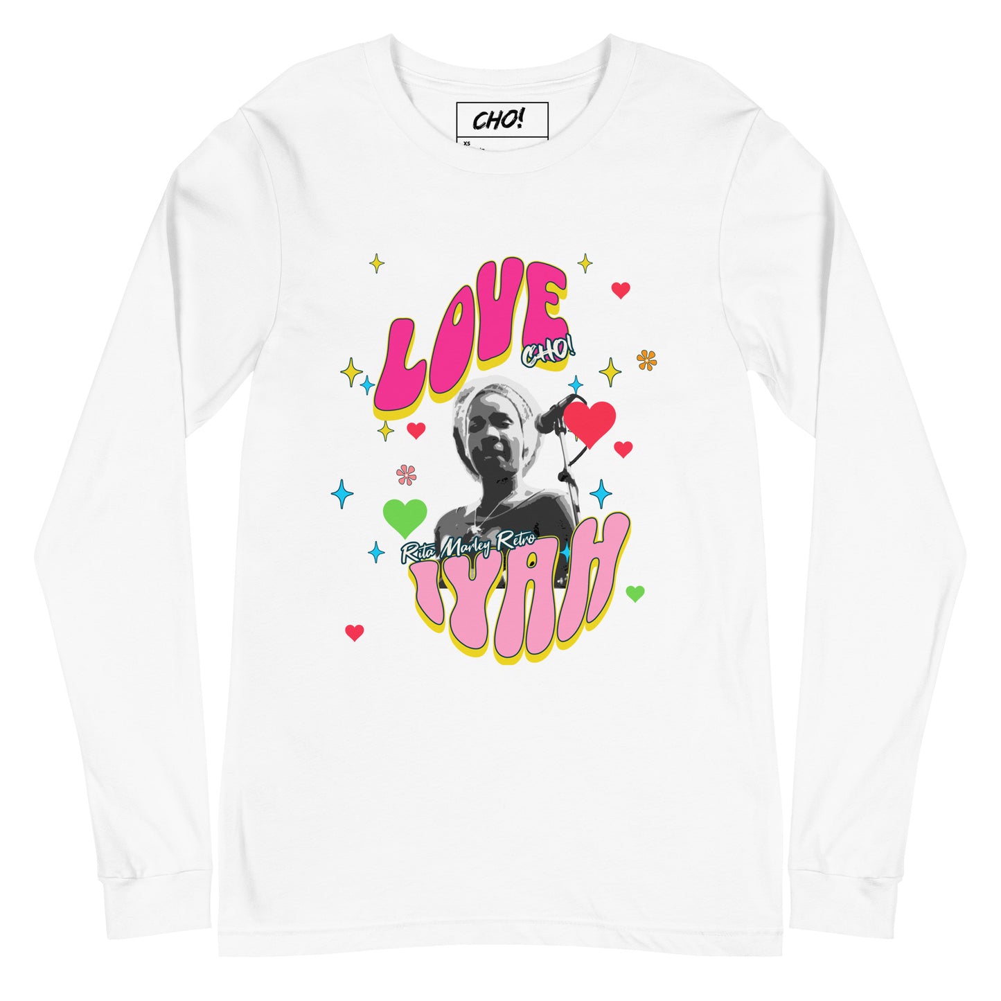 Rita Marley Retro Love Iyah unisex long sleeve t-shirt
