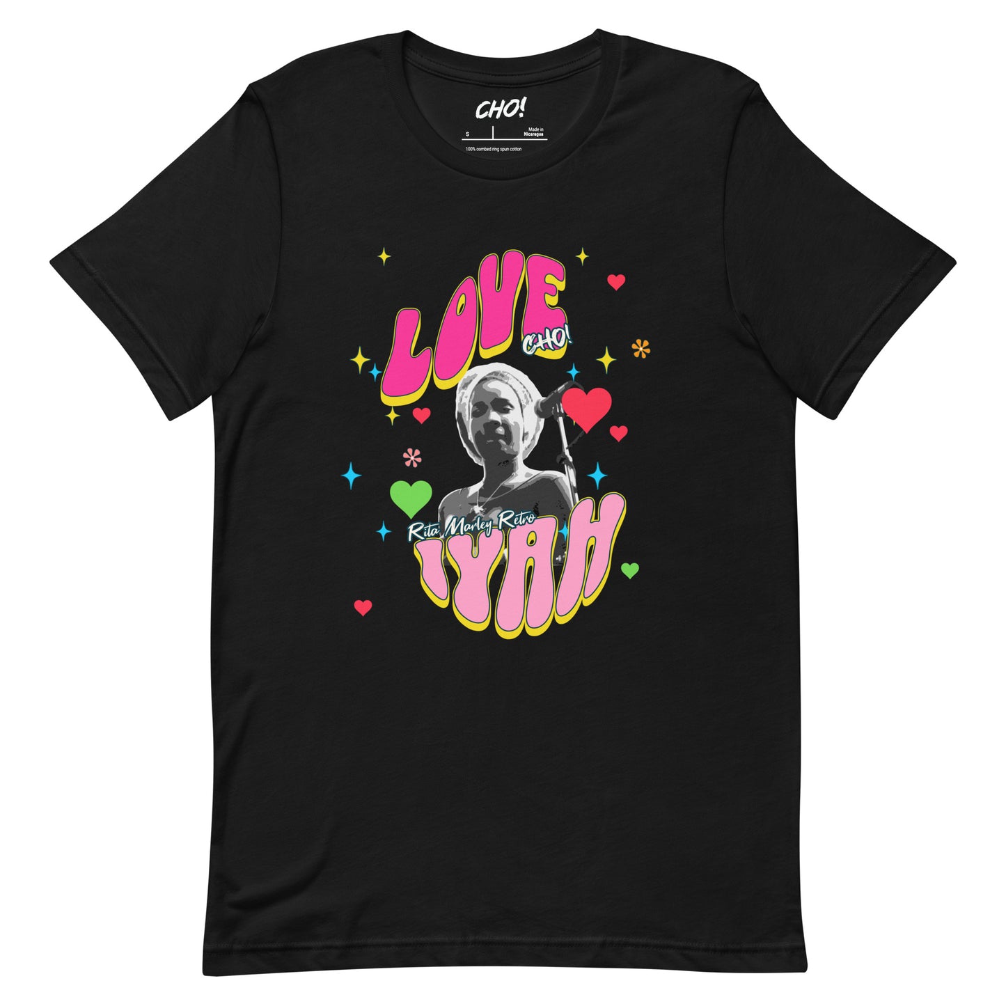Rita Marley Retro Love Iyah unisex t-shirt