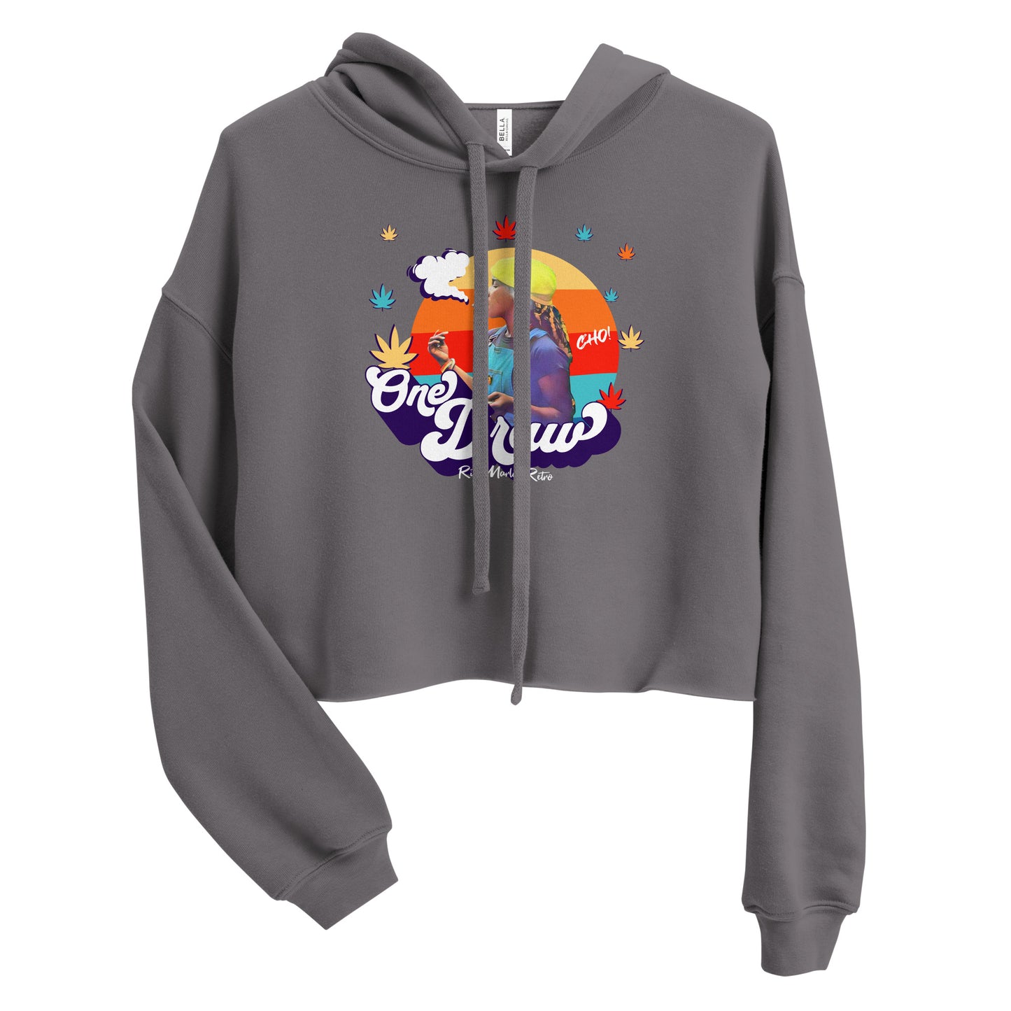 Rita Marley Retro One Draw crop hoodie