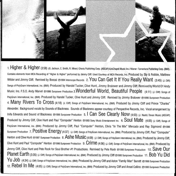 Higher & Higher CD- Jimmy Cliff