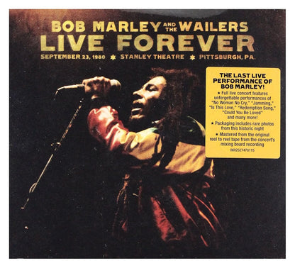 Bob Marley & the Wailers Live Forever CD